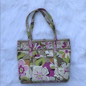 Purple and Green Vera Bradley Tote
